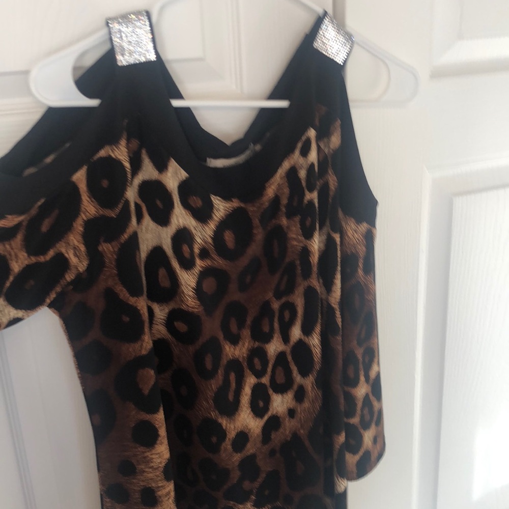 Diana Belle Leopard print top